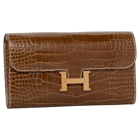 alligator wallet hermes|Hermes alligator constance wallet.